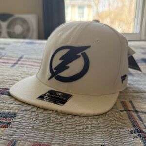 Fanatics Tampa Bay Lightning White SnapBack Hat